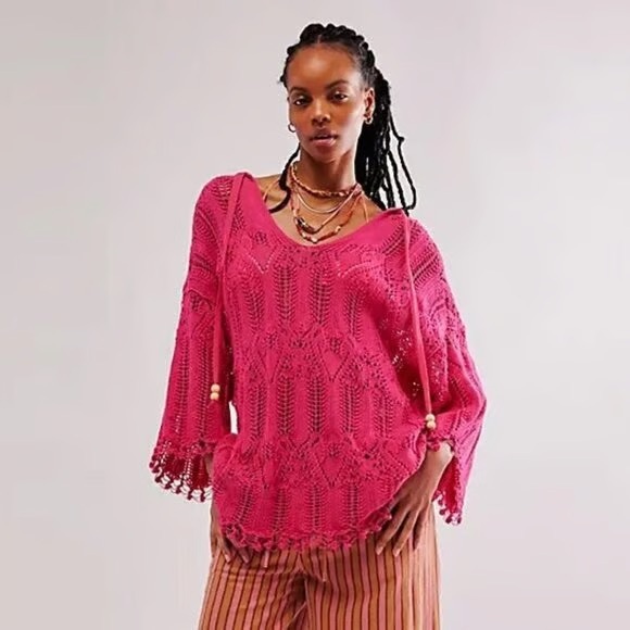 Free People Tops - Free People Sand Dollar Tunic Hoodie